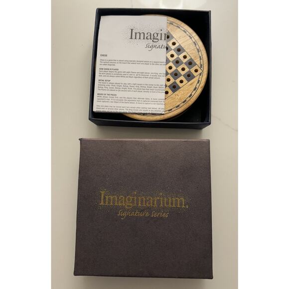Wooden Mini Chess Box Set Imaginarium Signature Series Tournament Compliant - Picture 5 of 12